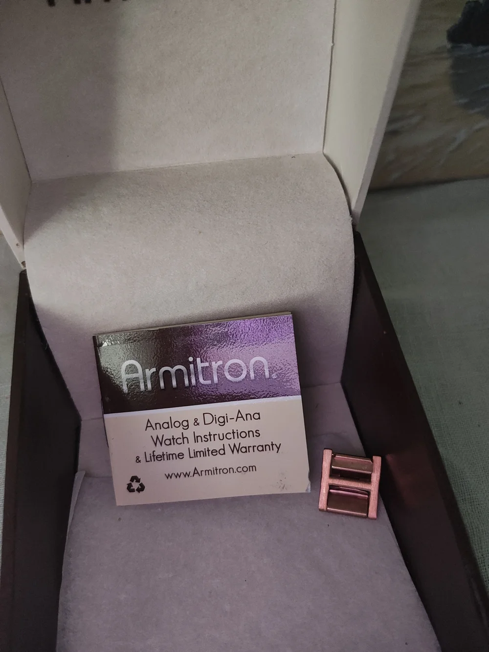 Armitron Rose Gold-Tone Women's Watch with Pink and Clear Crystal Accents Needs